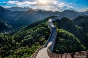 Pathway Along The Great Wall Symbolising Structure And Progress In WCKUK Wing Chun.