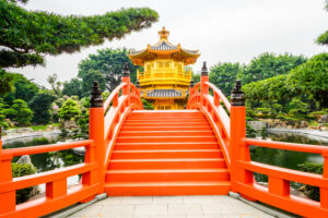 New student beginning their first Wing Chun class, calm and focused